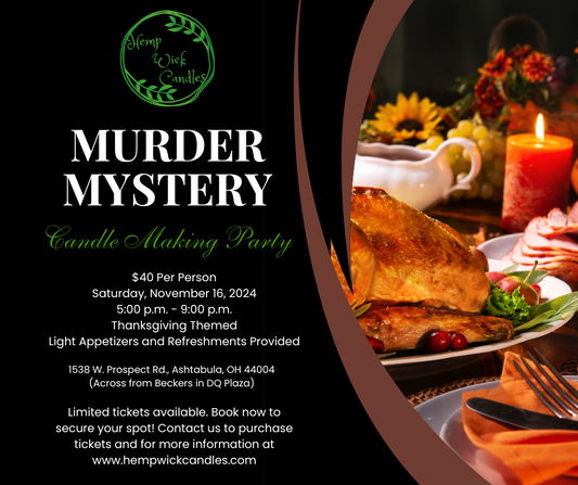 Murder Mystery Candle Making Party